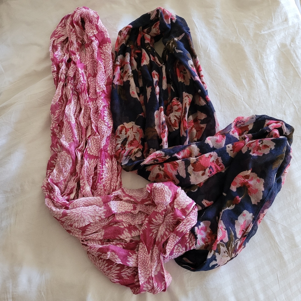 Floral Infinity Scarves